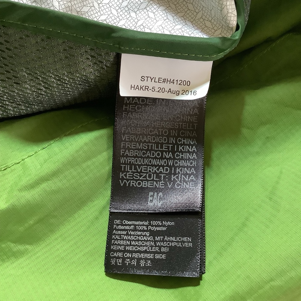 Marmot Men’s Precip Green Jacket Hooded Windbreaker Size XL Style #H41200 - Picture 7 of 14